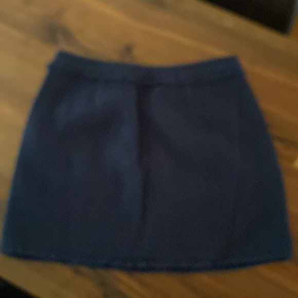 Cinq A Sept, 10, navy Jaycie tweed mini skirt, NWT! All weather closet staple!! - Picture 6 of 6